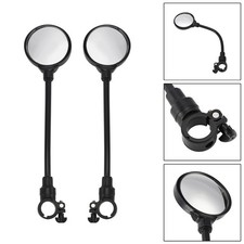 Rotatable Adjustable Wide Angle Rear View Bike Handlebar Mirror 2 Pack US