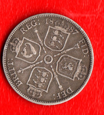 Great Britain 1887 Silver Double Florin Arabic