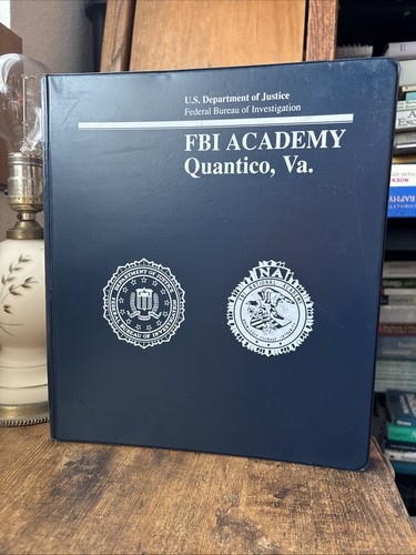 FBI Academy Quantico LETSS Training Binder 1999 Houston Task Force Manual