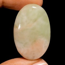 37.5 Ct Natural Aventurine Oval Cabochon Loose Gemstone For Jewelry 33X22X6 mm