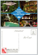 Ernest Hemingway Home Key West FL Vintage Curteichcolor Postcard