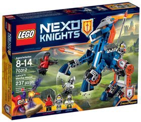 LEGO Nexo Knights 70312 Lance's Mecha Horse, Motocycle 30371 & Clay Storage Case