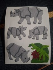  Seltene Ausgabe Sandylion Sticker  Maxi Stoff Fuzzy Aus Den 90er Jahren