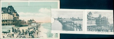 Leporello Ak Maine USA, Old Orchard Beach, Pier, Velvet Hotel,... - 4048047