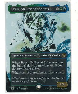 MTG Ezuri Stalker of Spheres Step & Compleat Phyrexia All Will Be One Magic TCG