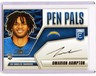 2025 Panini Donruss Elite - Pen Pals Omarion Hampton #PP-OHA (AU, RC)
