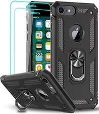 iPhone 6/6s/7/8 Case Heavy Duty Armor Dual Layer Cover FullBody Screen Protector
