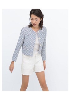 zara striped jacket