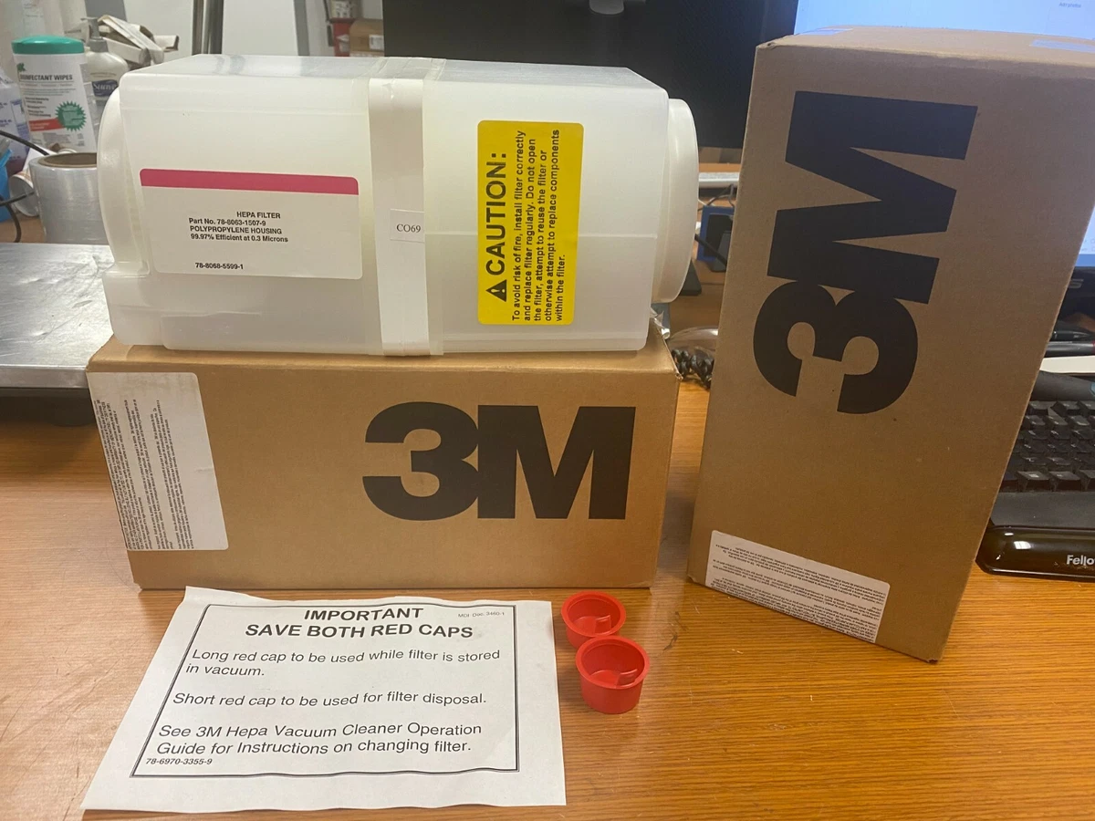 2 NEW 3M POLYPROPYLENE HEPA FILTER 99.97 EFFICIENT .3 MICRONS