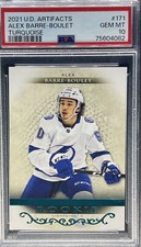 2021-22 Upper Deck Artifcats Turquoise    ALEX BARRE-BOULET #171    💎 PSA 10 💎