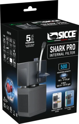 Sicce Shark Pro Innenfilter 500/700/900 Magnethalterung