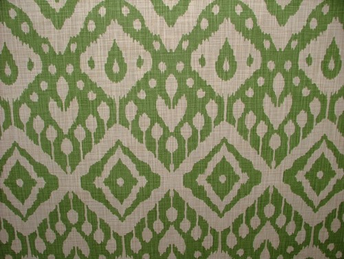Store Romain Feuille Coton Bleu Et Jaune - Sur Mesure (max 58x180 Cm)