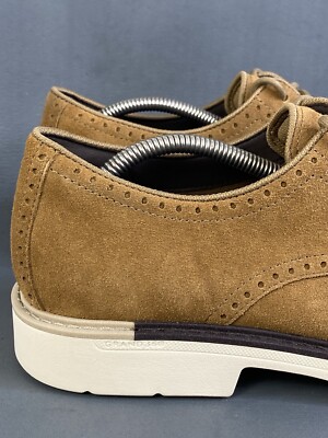 Mens Oxfords Cole Haan Go-To Plain Toe suede leather shoes  display picture 1