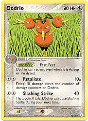 Pokemon EX Hidden Legends  33/101 Dodrio Card
