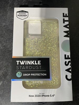 Case-Mate Twinkle Series Hybrid Case for Apple iPhone 12 MINI - Stardust / Clear