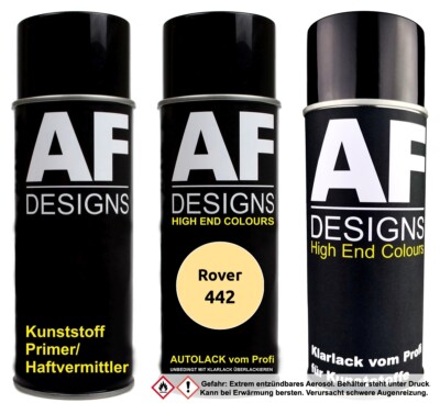 Kunststoff Spraydose für Rover 442 Primula Yellow Stoßstange