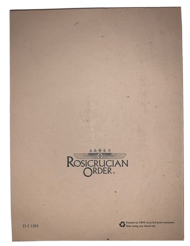 Rosicrucian Ordre Anniversaire Carte De Chrétien Bernard, Empereur, Amorc , - Photo 4 sur 4