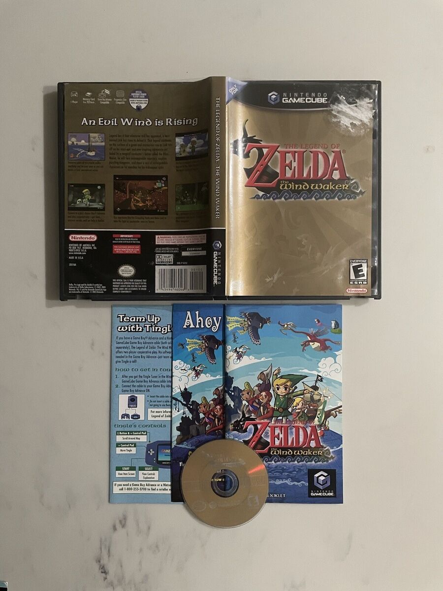 The Legend of Zelda The Wind Waker (GameCube, 2003) Complete & SHIPS SAME  DAY