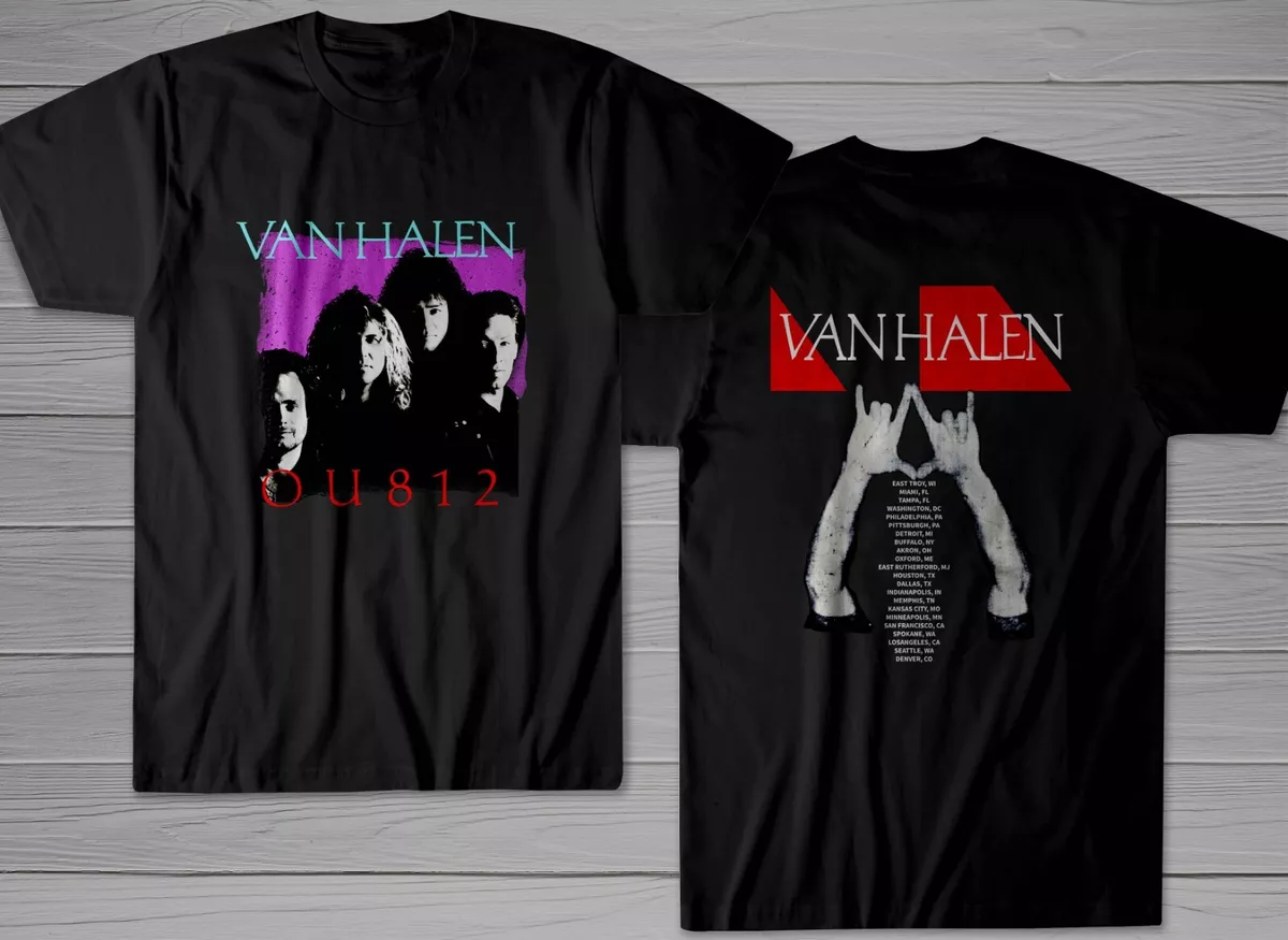 Van Halen OU812 Tour 1988 Rare T-Shirt | eBay