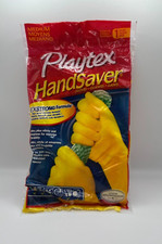 Playtex Handsaver Flexstrong Gloves MEDIUM Yellow SEALED DISCONTINUED