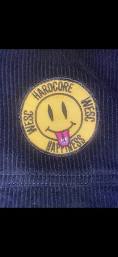 Wesc Hardcore Happiness Trucker Jacket RP $127.90 Sold Out BNWT - Picture 2 of 7