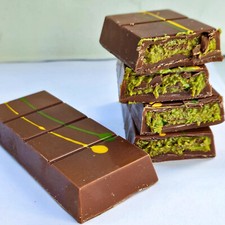 Bourmelas Dubai Chocolate Bar Pistachio Handm...