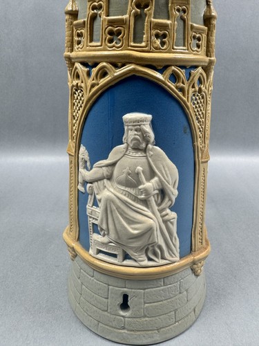 Antique METTLACH Half LITER Villeroy Boch BEER STEIN - Picture 3 of 13