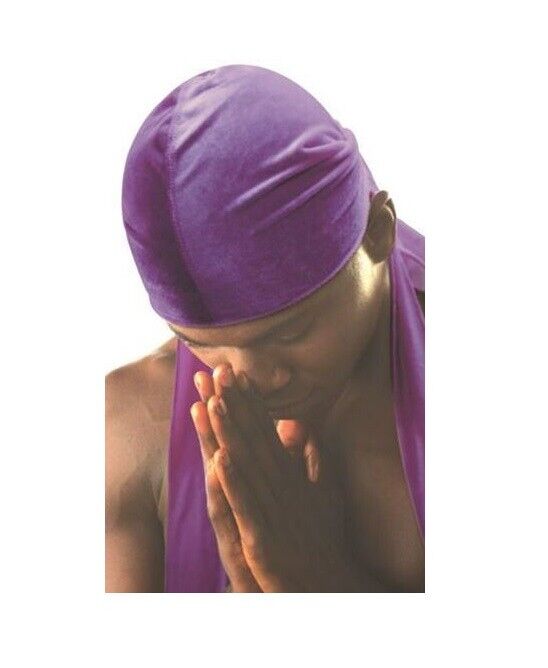 Purple velvet durag - Durag Waves