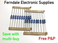 Image of Resistor, Metal Film, 1%, 0.5W, 350 V, MF50 Series select 1 Ω - 1 MΩ and qty