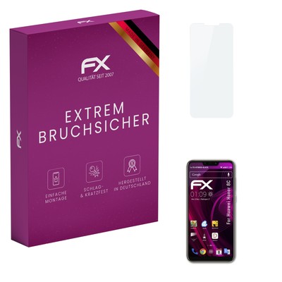 atFoliX Glasfolie für Huawei Honor 8C Panzerfolie 9H Schutzpanzer
