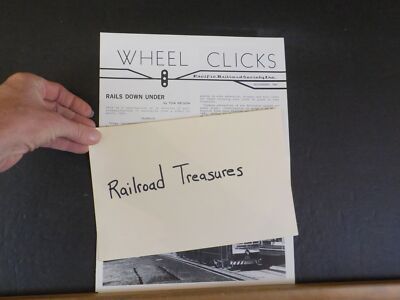 Wheel Clicks 1984 November Pacific Railroad Society Schienen Down Under