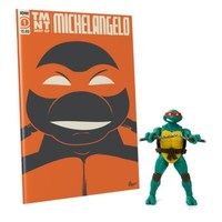 Teenage Mutant Ninja Turtles Bst Axn X Idw Actionfigur & Comic Michelangelo