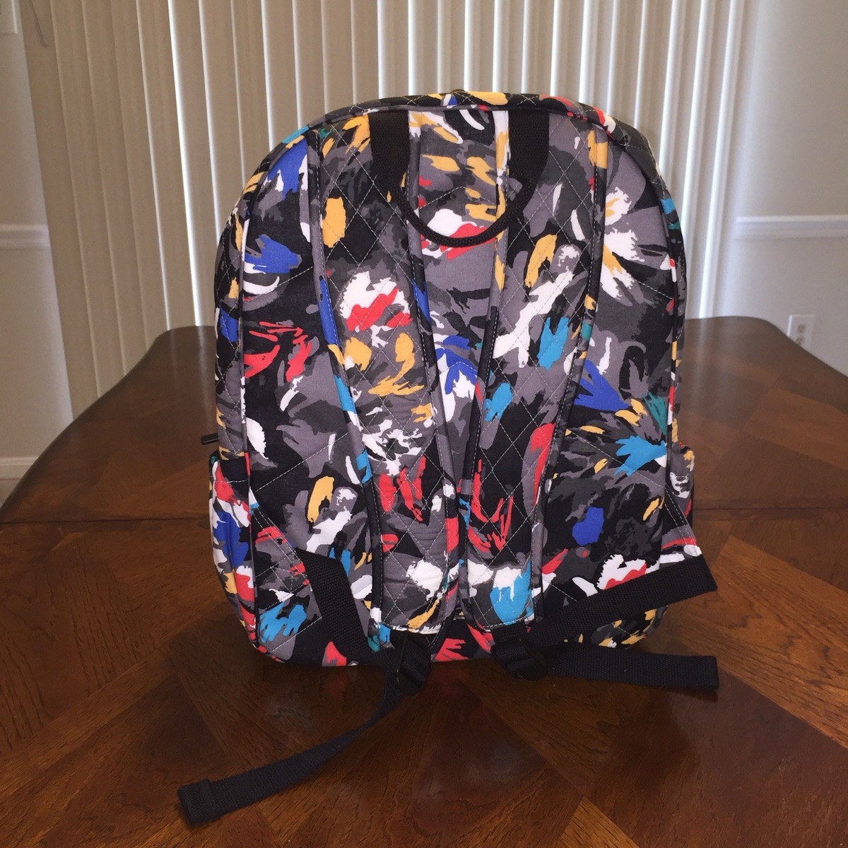 Vera Bradley Floral Fiesta Campus Backpack Campus Backpack - Performance Twill | Vera Bradley – Vera  main image 2