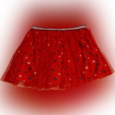 Girls 10/12 Skirt Red, White  Blue with stars 4th of July Patriotic
