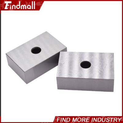 Findmall 2PC 123 Blocks Single 1/2'' Hole Precision Ground Machinist Set Up Block