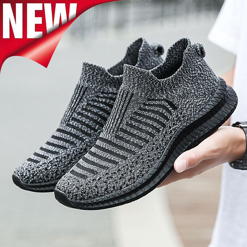 Lightweight Men's Slip-On Sneakers for Casual Walking - US Sizes  