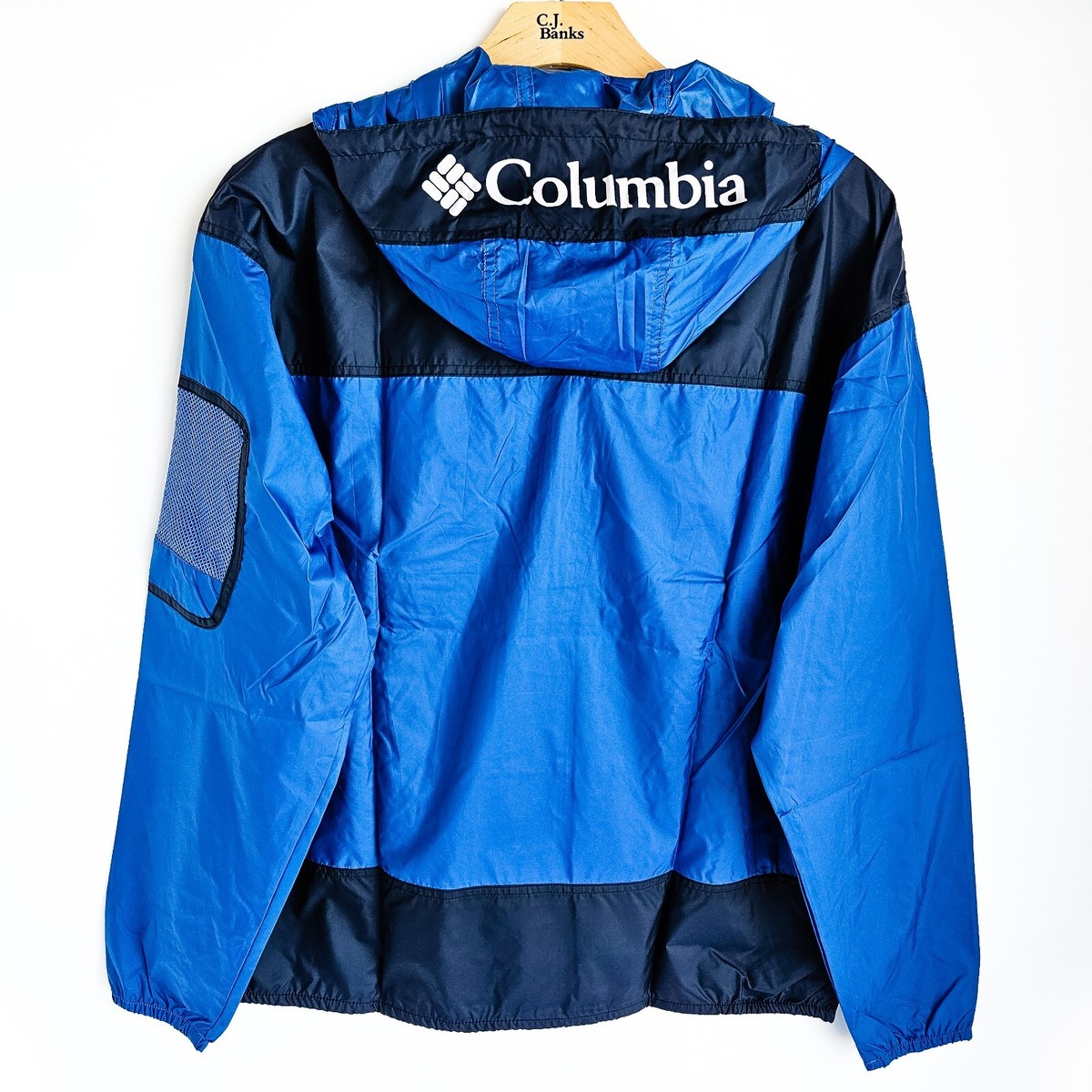 Columbia Challenger Windbreaker Pullover Hooded Jacket Mens XL