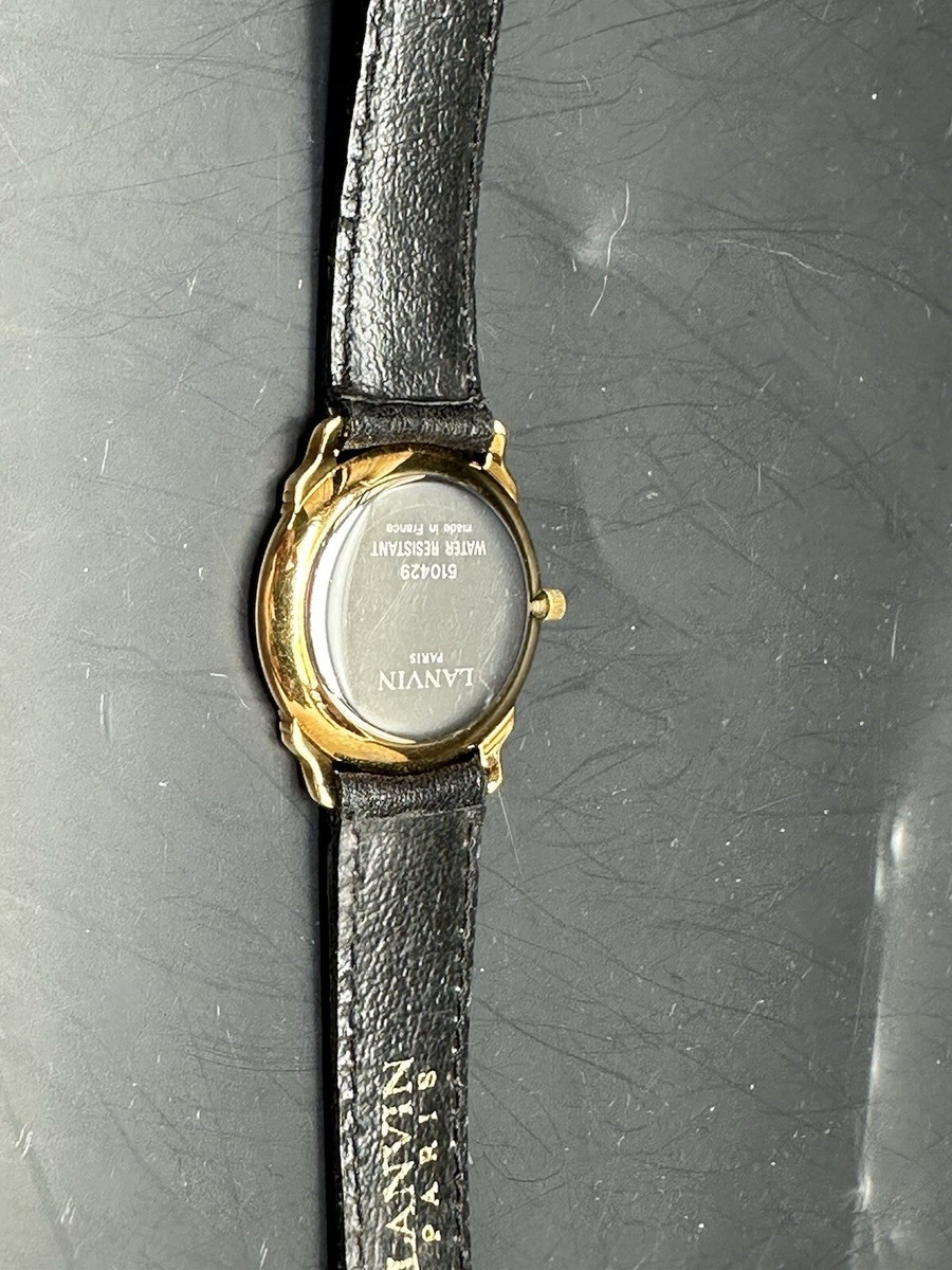 NEW OLD STOCK LADIES LANVIN PARIS WRISTWATCH. | eBay