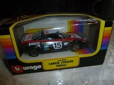 BURAGO 1983 LANCIA STRATOS PIRELLI COD 4166 1.43 SCALE MIB BOXED VINTAGE