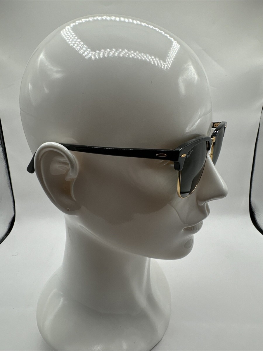 USA ヴィンテージ Ray-Ban Clubmaster W0365 Ray-Ban Clubmaster RB3016 Sunglasses W0365 Black/Gold 49-21-145 No
