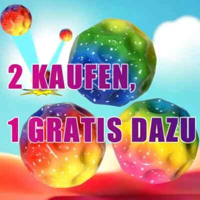 MARKENLOS Astro Jump Ball Moon Ball Hohe Bounce Springender Gummiball Outdoor Jump Ball DE