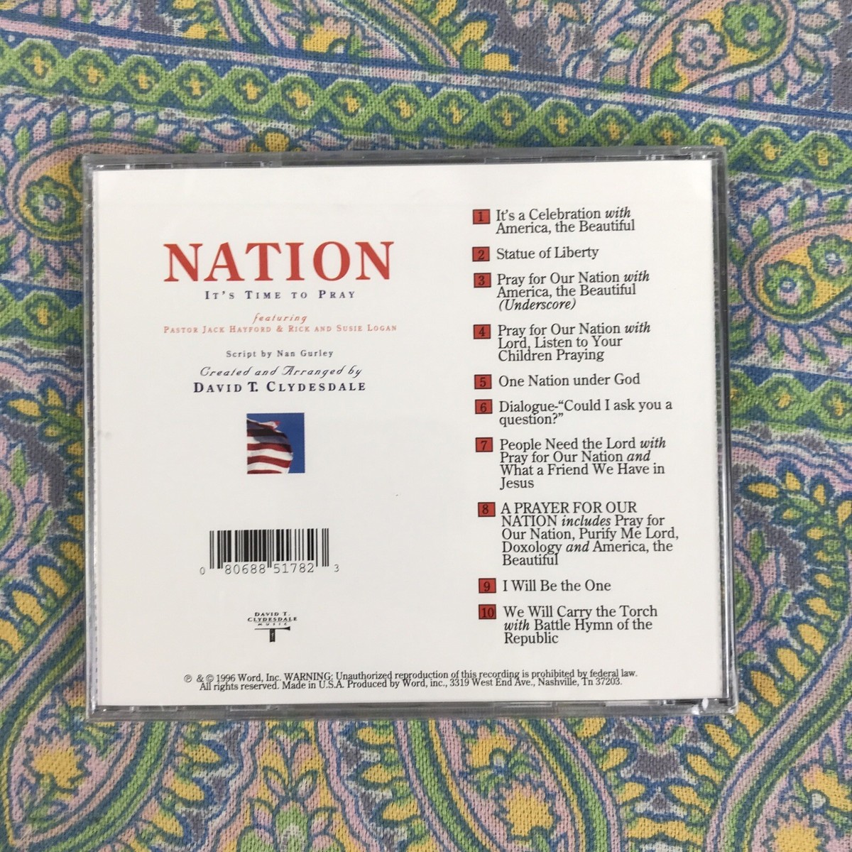 Nation: It's Time To Pray by David T. Clydesdale (CD, 1996, Word