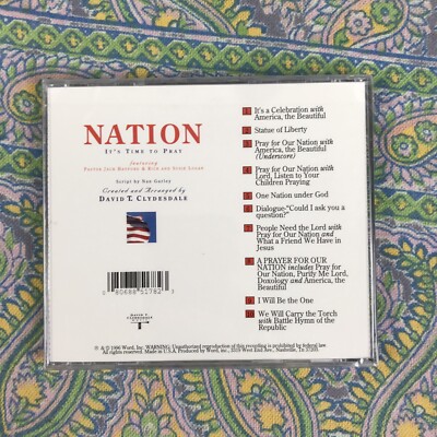 Nation: It's Time To Pray by David T. Clydesdale (CD, 1996, Word