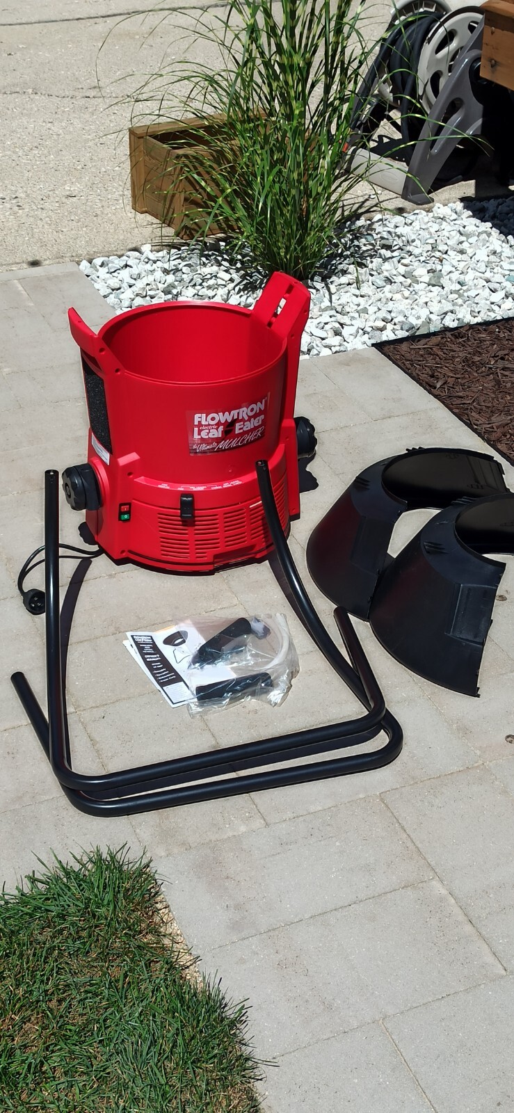 Flowtron Electric Leaf Mulcher & Shredder Portable Garden Grinder & Chipper...