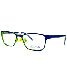Robert Mitchel RMJ8001 BL Blue Green Rectangle Kids Glasses Frames 48[]15 125 A3