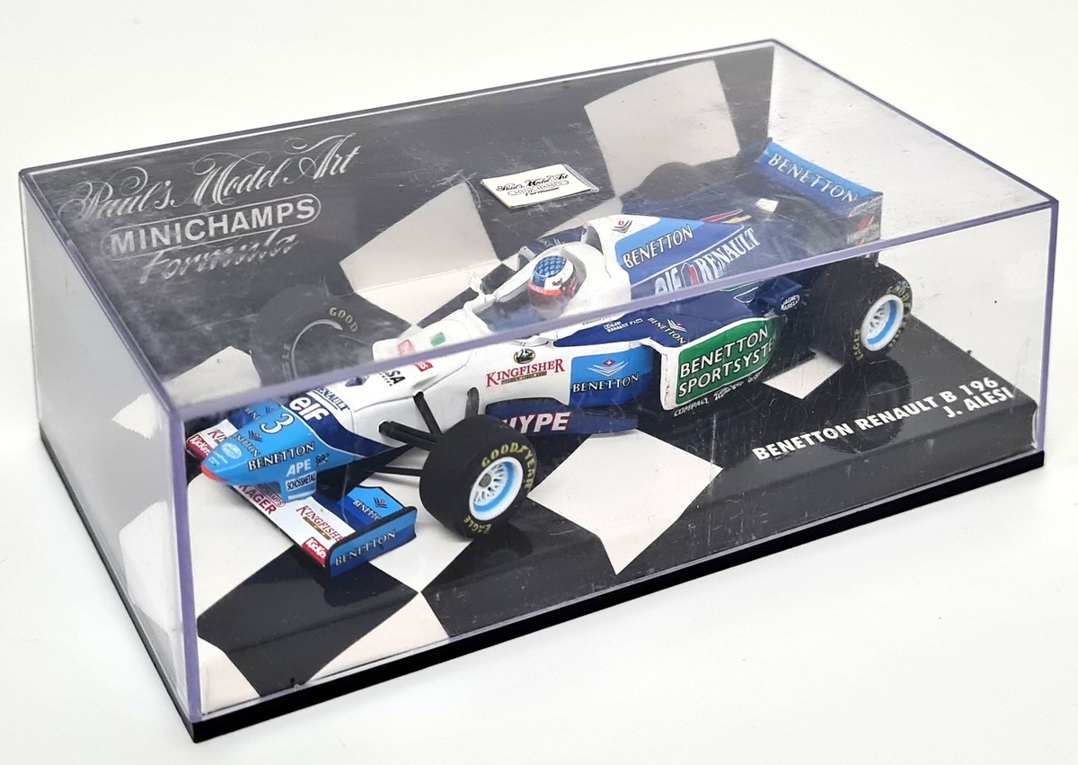 ミニチャンプスF1 ベネトンB196 代理店バージョン　8種コンプリート ミニチャンプスF1 ベネトンB196 代理店バージョン 8種