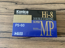 Cassette Konica P5-60 Hi8 super MP , double coating , neuve .