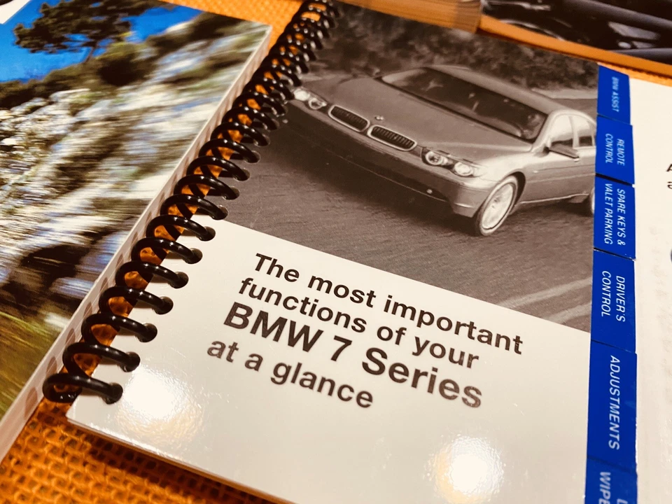 2003 BMW 7 SERIES 745i 745Li 760i 760Li MANUAL DO PROPRIETÁRIO +INFORMAÇÕES DE NAVEGAÇÃO + *GUIA RÁPIDO* - Imagem 3 de 4