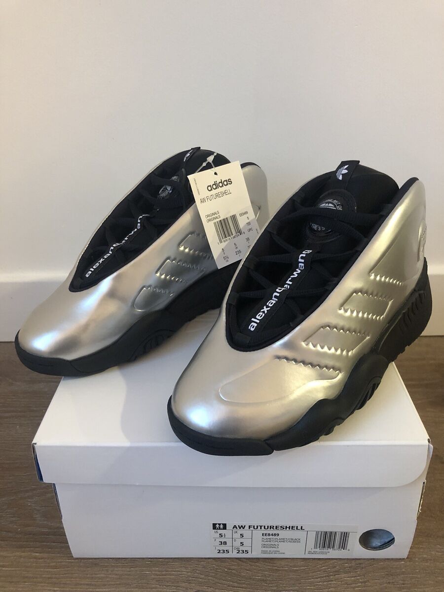 Adidas Alexander Wang AW Futureshell Platinum Silver Black Adidas Alexander Wang AW Futureshell Platinum Silver Black