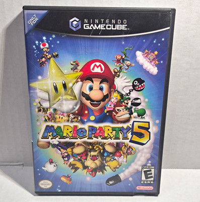 Mario Party 5 Nintendo GameCube 2003 CIB Complete Manual Inserts Tested